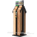 Flooring Display wood & metal stand
